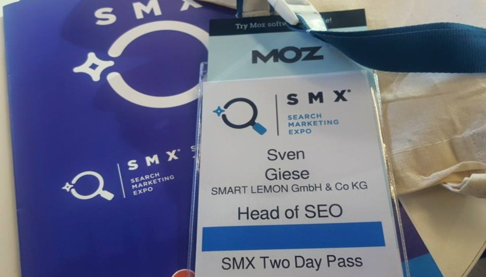 Badge der SMX München 2016 - SMART LEMON