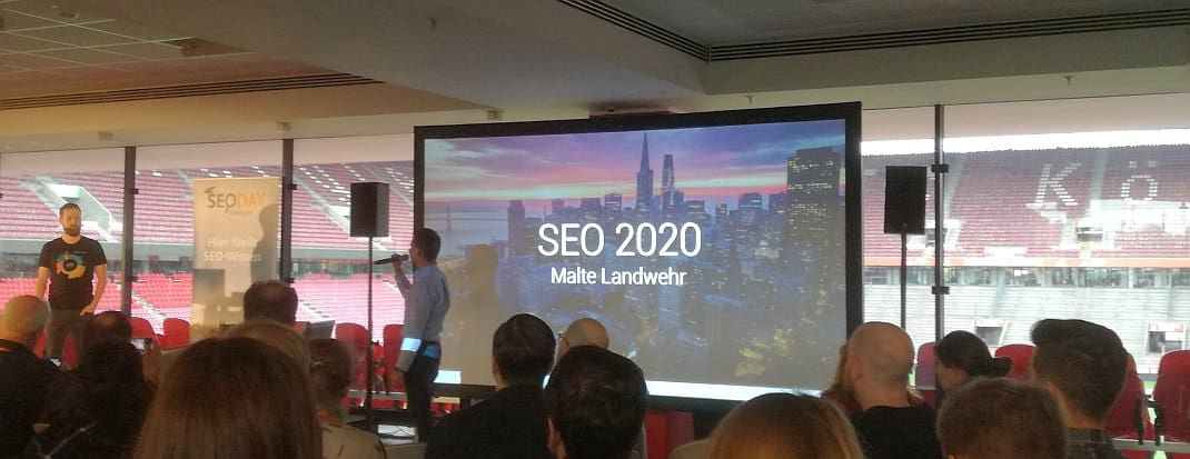 SEO 2020 - Vortrag Malte Landwehr auf dem SEO-Day 2019 - SMART LEMON