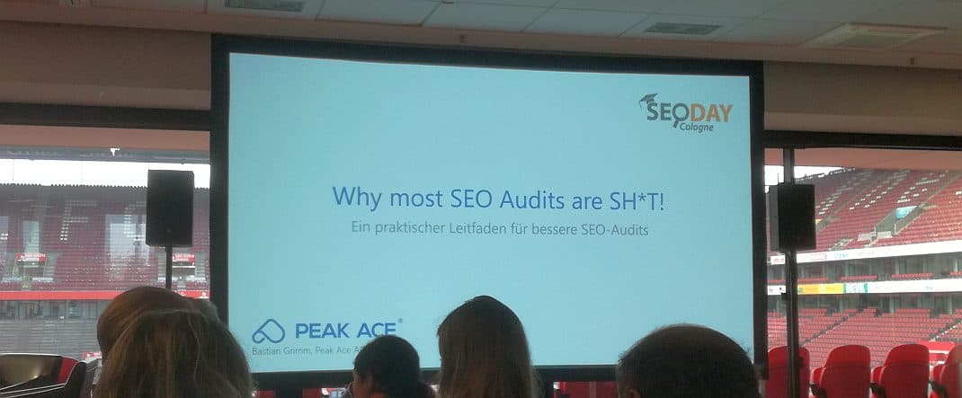 SEO-Audits - Vortrag von Bastian Grimm auf dem SEO-Day 2019 - SMART LEMON