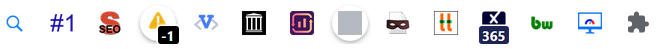 Die besten SEO Browser Plug-Ins Icons