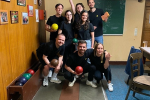 Teamfoto SMART LEMON beim Kegeln