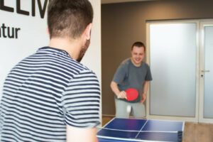 Tischtennis im Büro