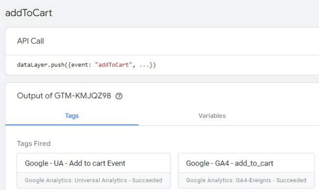 Google Analytics 4, Debug-Modus, Vorschaumodus, Tracking