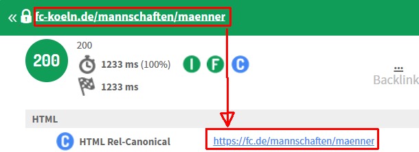 Canonical-Angabe fc-koeln.de - SMART LEMON